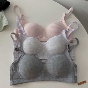 Reggiseno per Ragazze Adolescenti all'Ingrosso, Regolabile, Traspirante, in <span class=keywords><strong>Cotone</strong></span>, Senza Ferretto, Colore Unico, <span class=keywords><strong>Bralette</strong></span> per lo Sviluppo - Product Image 3