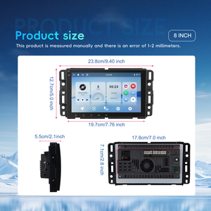 Autoradio Android 2 Din Podofo 8 pouces, <span class=keywords><strong>écran</strong></span> IPS 4+64G, Carplay/Android Auto sans fil pour GMC /Chevrolet /Buick /Hummer, vente <span class=keywords><strong>en</strong></span> gros - Product Image 5