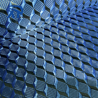 Meilleure Qualité 3d Carré En Fibre De Carbone kevlars Tissu Bleu Mélange De Carbone Tissu En Fiber D'aramide tissu de carbone bleu noir