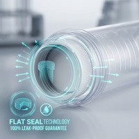 Tube à centrifuger en plastique jetable stérile non imprimé de 50 ml avec bouchon à vis conique, flacon de stockage d'échantillons en polypropylène, consommable