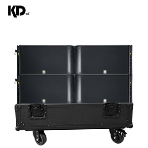 8 enceintes de ligne doubles de 12 pouces KD-2 et 4 caissons de basses de 18 pouces KD-28 pour audio de conférence, conception compacte KD-2/KD-28, facile à installer - Product Image 2