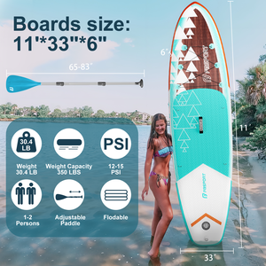 Planche de <span class=keywords><strong>paddle</strong></span> gonflable de pêche haute stabilité avec porte-cannes pour pêcheurs sur les lacs, les rivières et les eaux côtières - Product Image 3