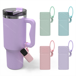 Hot Selling Women's Cosmetic Cute Bag Key <b>Lipstick</b> Data Cable Bag pink Blue Purple Silicone <b>Mini</b> <b>Lipstick</b> Bag - Product Image 5