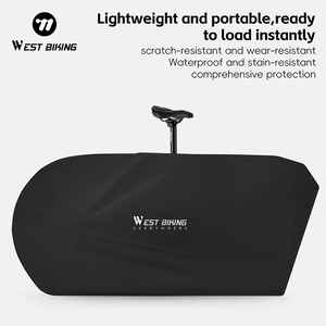 Sac de transport pliable pour vélo 420DPU, imperméable, léger, durable, pour le stockage et le transport de vélo entier - Product Image 1