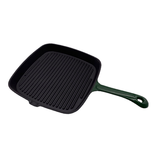 กระทะเหล็กหล่อเคลือบสารกันติดแบบขายส่ง กระทะสเต็ก กระทะเหล็กหล่อเคลือบ กระทะย่างบาร์บีคิวแบบมีร่อง - Product Image 6