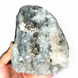 Gros Cristal Naturel diamant <span class=keywords><strong>Apophylite</strong></span> Cluster spécimen minéraux bruts Pour La Décoration de La Maison - Product Image 1