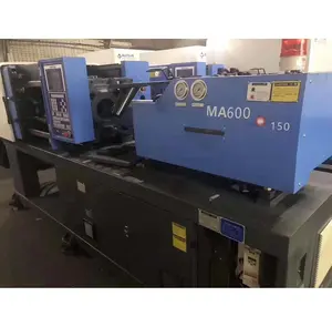 Máquina de moldagem por injeção horizontal pequena haitiana de precisão MA600 de 60 toneladas usada