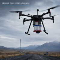 Fibre optique G657A2 en stock, 250µm 0,25mm, faible atténuation, pour centre de données FPV, résistance à la flexion, 50,4km/rouleau, 60,4km/rouleau