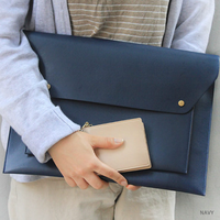 Housse plate personnalisée de 13 pouces en cuir PU pour ordinateur portable, sac de protection de style mignon pour MacBook et PC portables