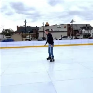 Plancher de patinoire portable personnalisé patinoire artificielle en UHMWPE avec service de traitement de coupe - Product Image 2