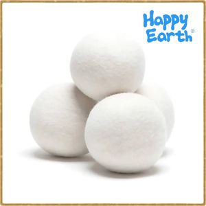 Boules de séchage en laine avec motif mouton mignon, 3 grises et 3 blanches, en feutre, pour la lessive - Product Image 6