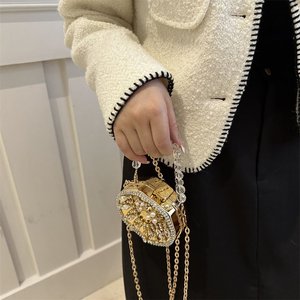 Pochette personnalisée Shell taille sac chaîne femmes Niche Design modèle chaîne en métal épaule sac à bandoulière pour dames femmes - Product Image 5