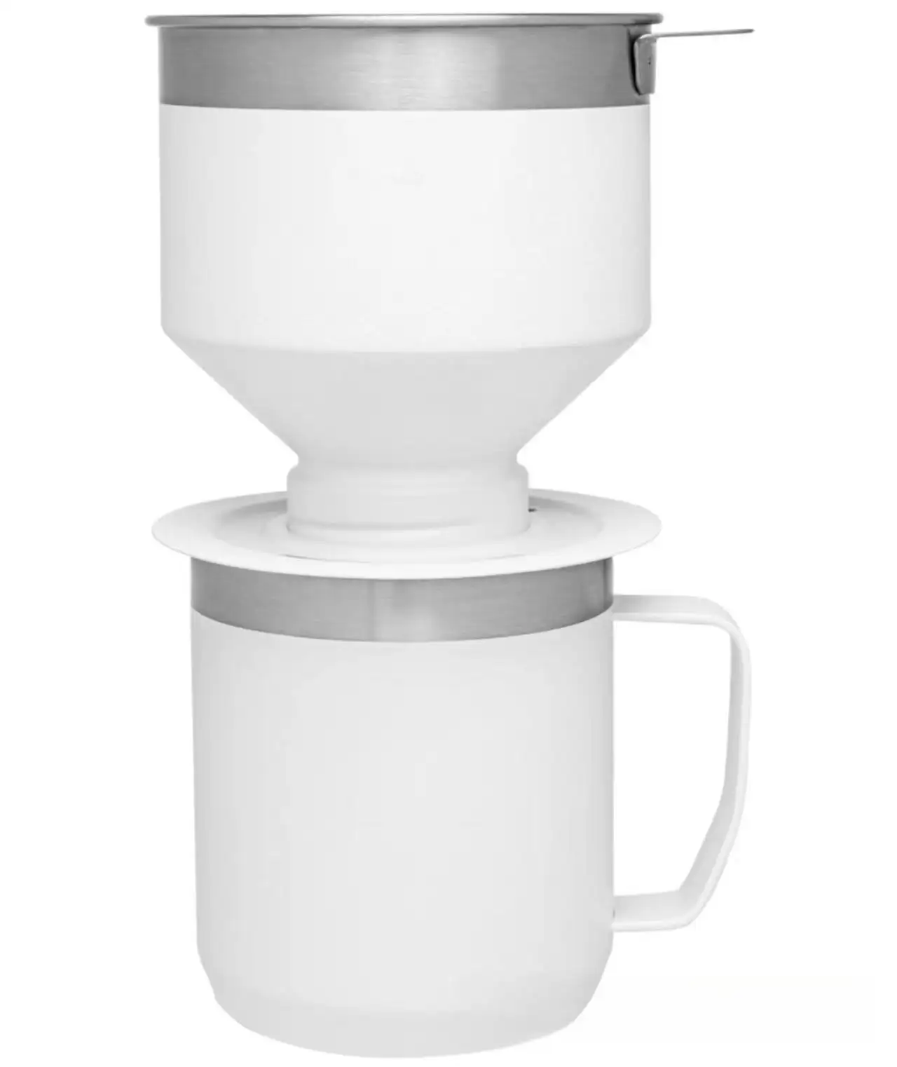 Serie classica set filtro da tavolo sottovuoto tazza caffè-bianco