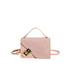 Sac bandoulière carré en cuir de luxe tendance 2026, sac à l'épaule pour femme avec fermoir. - Product Image 5