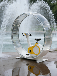 Fontaine interactive intelligente à pédales pour parc, équipement de parc d'attractions extérieur générant de l'énergie - Product Image 1