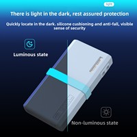 Étui en silicone SIKAI pour batterie externe HONOR Select JOWAY 66W 12000mAh, résistant aux chocs, anti-rayures, antidérapant