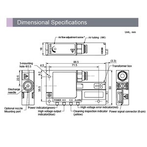 Sempum - Ionizador Ultra Pequeño para Eliminar la Electricidad Estática, Boquilla de Control de Estática en el Aire, Boquilla Ionizante Electrostática - Product Image 6