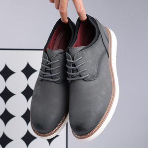 รองเท้าหนังนูบัคทรงทางการสไตล์อังกฤษ รุ่นอเนกประสงค์ ใส่สบาย เหมาะสำหรับธุรกิจและลำลอง สำหรับผู้ชาย ไซส์ใหญ่ กำลังเป็นที่นิยมในปี 2026 - Product Image 4