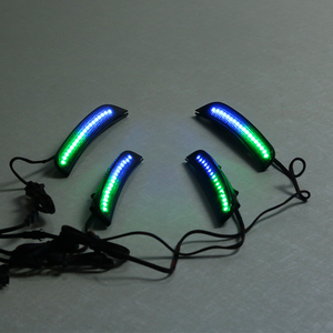 Feux de pare-chocs avant arrière à lentille fumée pour marqueurs latéraux de la série Dodge Charger Flow 2016 - Product Image 1