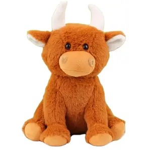 New cartoon Scottish Highland cow plush toy