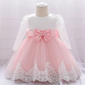 MQATZ लिटिल मिस फैंसी फ्रॉक के लिए नवजात शिशु फूल लड़कियों पोशाक जन्मदिन की पार्टी पोशाक बच्चे लड़की L1940XZ