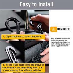 Barrière de voiture universelle pour chiens et chats, filet de sécurité auto en maille, sac de rangement extensible pour voitures et VUS/ - Product Image 6