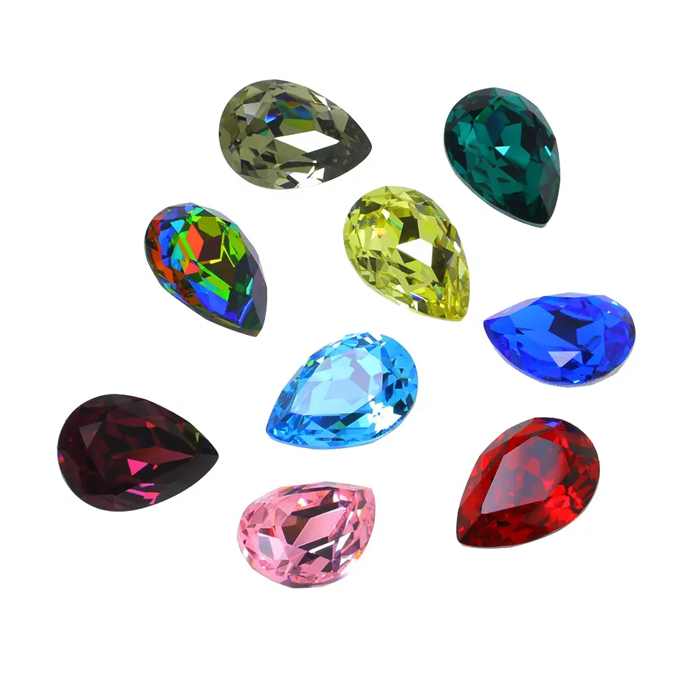 Dongzhou personnalisé cristal mélange forme k9 fantaisie pierre gros strass cristal perles de pierre pour bijoux ongles bricolage accessoires