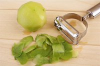 Keuken Met Roestvrijstalen Dunschiller Fruitschiller 2 In 1 Mes Ontwerp Multifunctioneel Schilmes