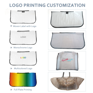 Logotipo personalizado transparente esmerilado EVA semitransparente mujeres protector impermeable bolso cubierta de lluvia productos de temporada de lluvia - Product Image 5