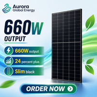 Module solaire photovoltaïque 660W offrant des performances stables sous différentes conditions environnementales