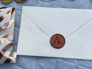 Invitation Enveloppes Cadeau Belle Gaufrage Logo Forme Vintage Timbre Autocollant <span class=keywords><strong>Cire</strong></span> - Product Image 4
