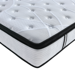 Çin ev otel mobilya bir kutuda toptan cep en kaliteli orta firma hibrid yaylı şilte - Product Image 5