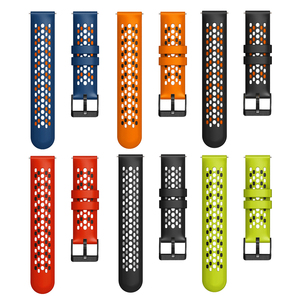 Correa de <span class=keywords><strong>Reloj</strong></span> Deportiva Transpirable de Silicona Porosa Resistente al Agua para Huami <span class=keywords><strong>Amazfit</strong></span>, Repuesto de 22 mm para <span class=keywords><strong>Reloj</strong></span> <span class=keywords><strong>Inteligente</strong></span> - Product Image 1