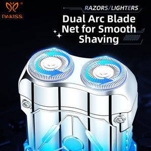 Rasoir électrique 2-en-1 PAKISS avec allumage à fil de tungstène, rasoir multifonction et briquet, indispensable pour les voyages pour hommes - Product Image 3