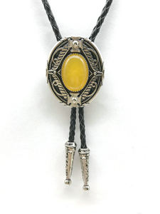 Corbata de Cuero Genuino Estilo Vaquero Occidental Retro de Lujo para Camisa Polo, Accesorio de Camisa Casual de Negocios - Product Image 2