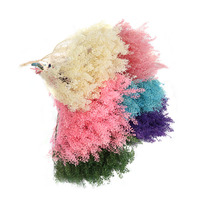 Groothandel Gedroogde Eeuwige Bloemen Echte Gedroogde Bloemboeket Mini Vaas Decoratie Mini Fan voor Huis Kantoor Bureau Feest Cadeau