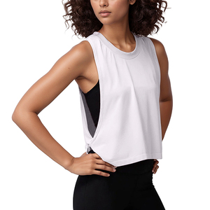 Chaleco deportivo sin mangas, holgado, transpirable y ligero para mujer, para correr y hacer ejercicio - Product Image 2