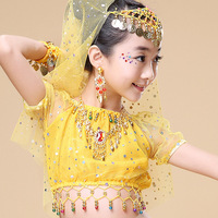 Jh018 Offre Spéciale filles éblouissant Sequin Tutu jupe costumes indien danse du ventre Flamenco robe Costume