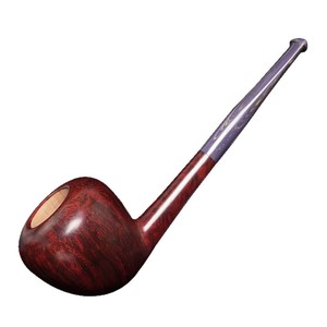 Muxiang Handmade Briarwood Pipe Free Type V Shape Tobacco Pipe For Men - Product Image 5