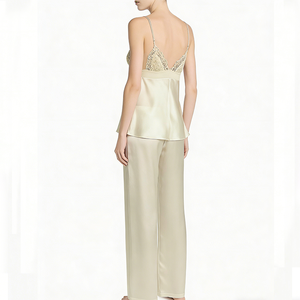 <span class=keywords><strong>Camicia</strong></span> da <span class=keywords><strong>Notte</strong></span> Bianca Invernale in Pizzo Sexy Floreale Trasparente in Rete Morbida con Scollo a V e Maniche Corte con Chiusura a Coulisse - Product Image 3