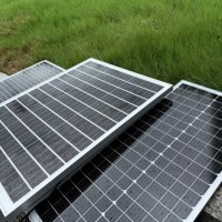 Panel Pengisian Daya Surya Mono Multi Port 90W 18V dengan Kabel Ekstensi 3M dan Klip Buaya untuk Daya Camping Luar Ruangan