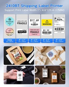 Phomemo 2410 A <span class=keywords><strong>M</strong></span> A Z Op Fba Label Printer Thermische Printer 4X6 Verzendlabel Thermische Printer - Product Image 6