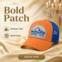 Casquette Trucker en Suédine avec Dos en Maille et Broderie Personnalisée pour Aventure en Plein Air