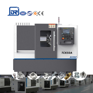 TCK50CY Torna CNC Torna ve Freze Merkezi Eğimli Tezgahlı CNC Torna Makinesi 4+4 Kombine Güçlü Takımlarla - Product Image 1