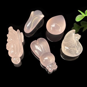 Cisne <span class=keywords><strong>de</strong></span> piedra natural tallado cristales curativos Corazón <span class=keywords><strong>de</strong></span> <span class=keywords><strong>cuarzo</strong></span> rosa favores <span class=keywords><strong>de</strong></span> la boda recuerdo joyería <span class=keywords><strong>de</strong></span> cristal - Product Image 4