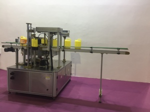 Máquina Etiquetadora Automática de Alta Precisión de Una Sola Estación para Botellas con Adhesivo Termofusible, PLC y Motor - Product Image 3