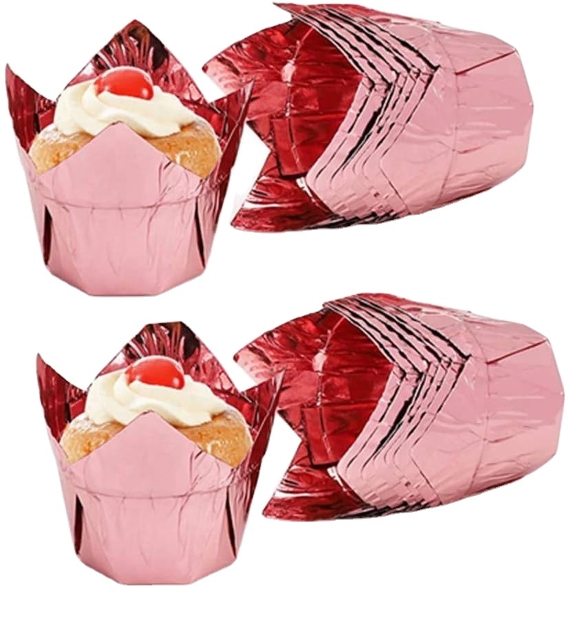 Papel de aluminio-rosa