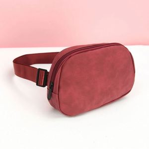 Customized Color Customized Packing Nylon Waterproof Pillow Shape Waist Bag Logo Fashion Unisex Zipper Crossbody Bag Outdoor - Product Image 3