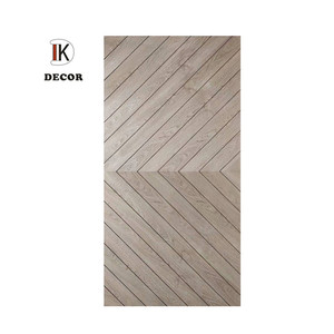 Puerta Corredera <span class=keywords><strong>de</strong></span> Madera con Diseño <span class=keywords><strong>de</strong></span> Espiga Personalizada con Ranuras <span class=keywords><strong>de</strong></span> 3x2 mm - Product Image 2