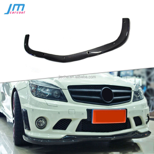 Lame de pare-choc avant en Fiber de carbone, accessoire pour voiture, Mercedes Benz classe <span class=keywords><strong>C</strong></span> W204 C63 AMG <span class=keywords><strong>Sport</strong></span>, 2008 — 2011, tuning - Product Image 1